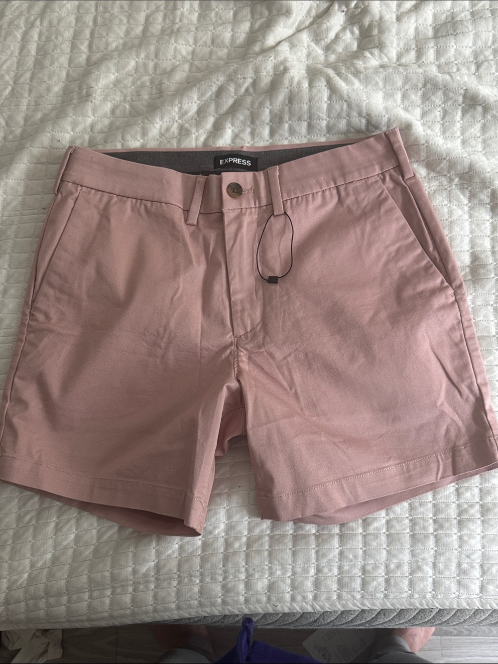 Express Blush Pink Chino Shorts